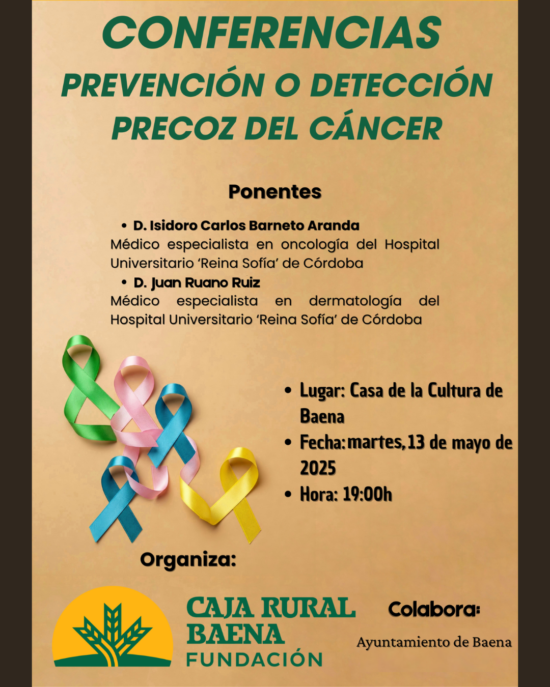 Celebración de las Conferencias sobre Prevención y Detección del Cáncer