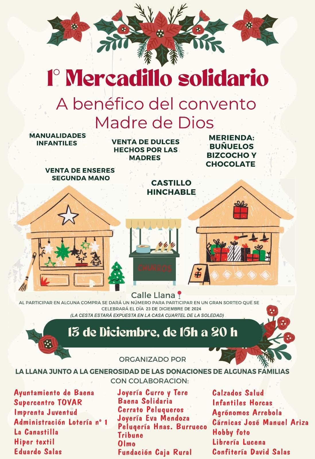 I Mercadillo solidario de la calle Llana